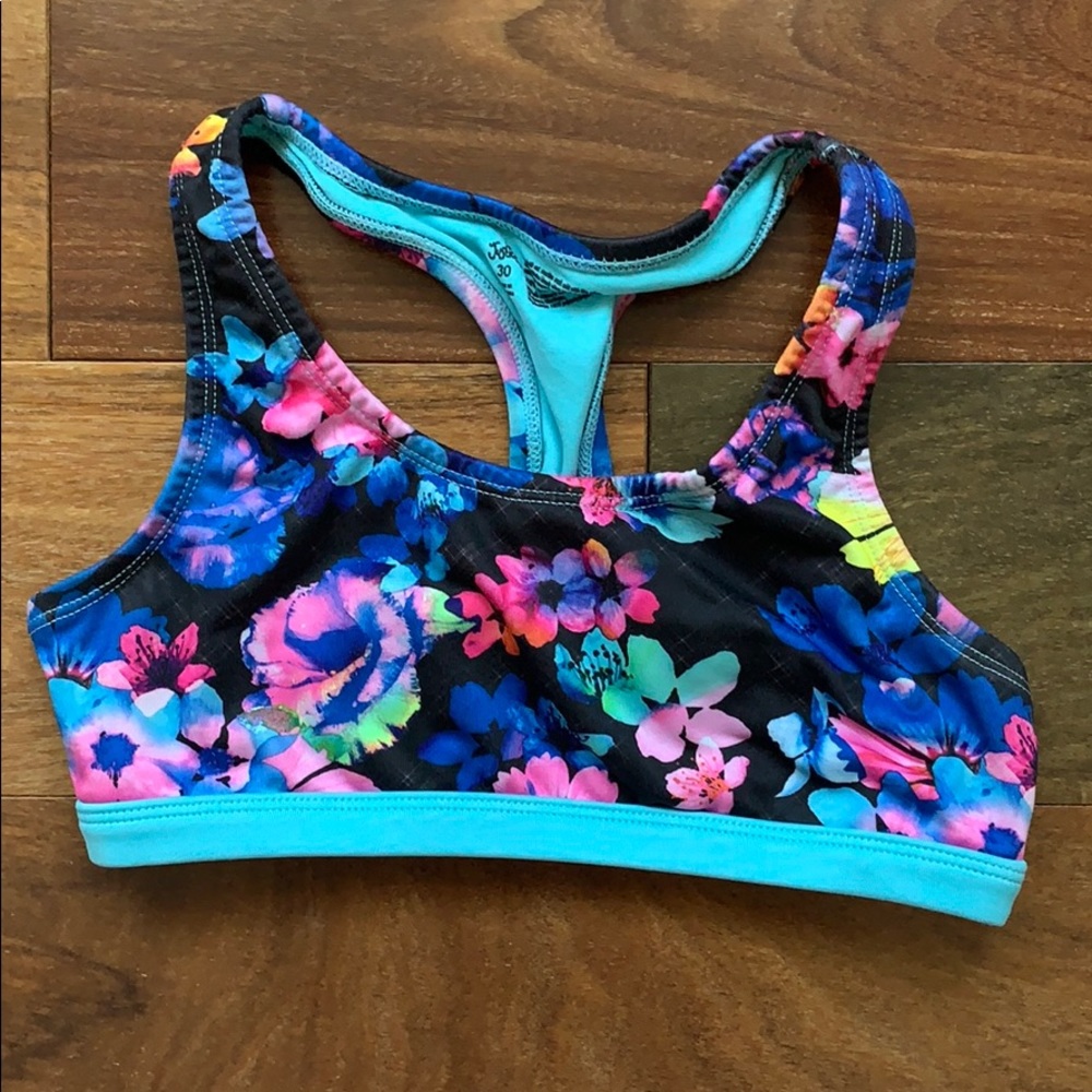 Flower sports bra